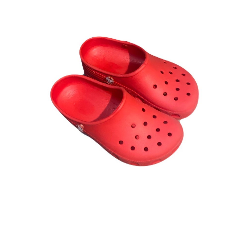 Kids Red Clogs